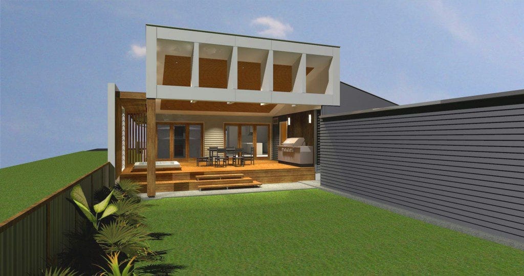 Major house extension & refurbishment in Croudace Bay