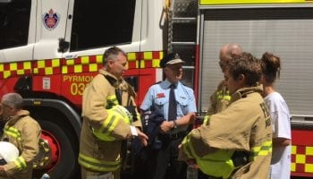 Fire Fighters Climb for Motor Neurone Disease